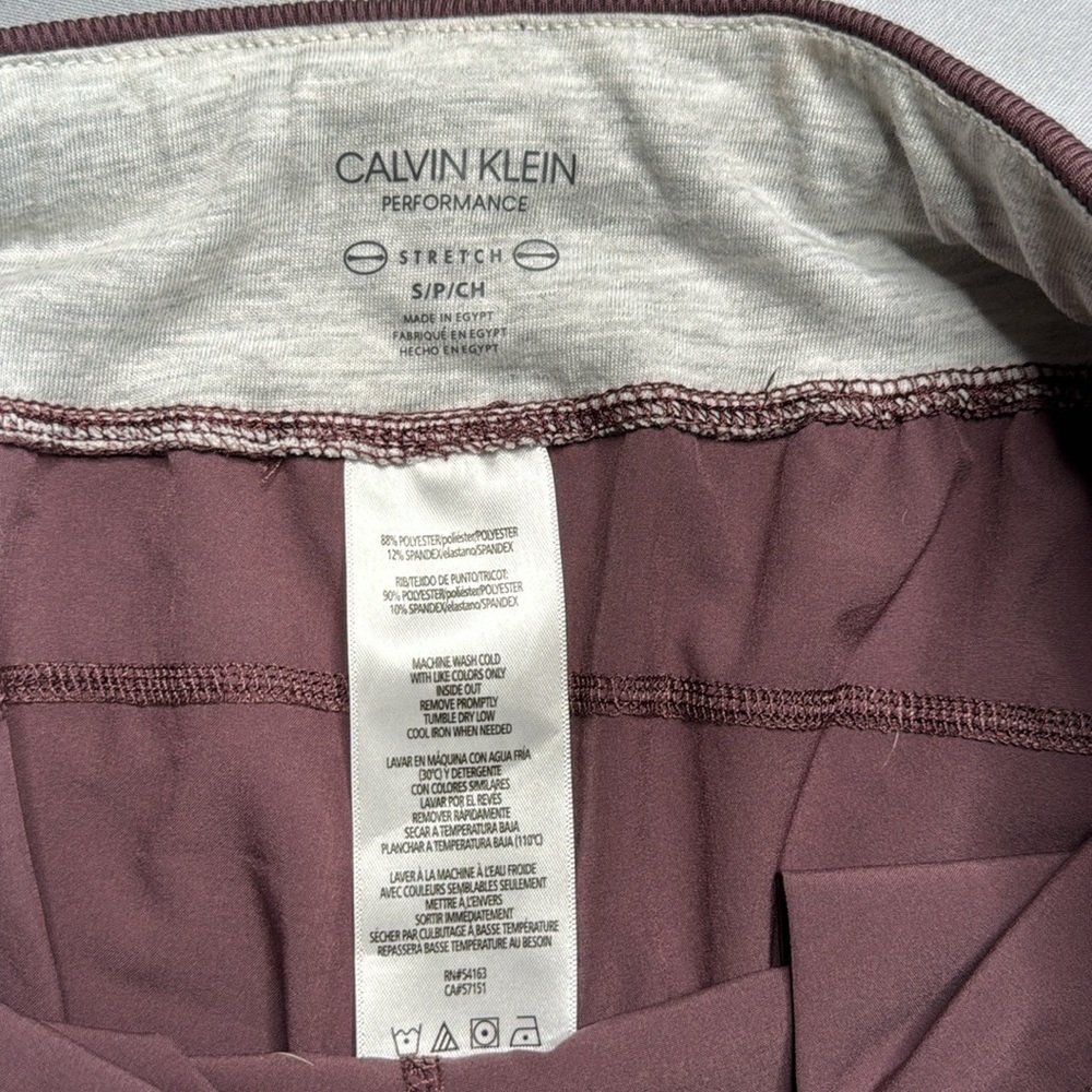 NWOT - Calvin Klein Performance Side-Ruched Shine-Blocked Jogger Pants - Size S - Picture 3 of 5